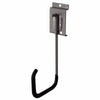 Crawford 8 in. L Powder Coated Black/Silver Steel Utility Hook 50 lb. cap. 1 pk