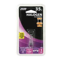 Feit Electric 35 W JCD Specialty Halogen Bulb 200 lm Warm White 1 pk