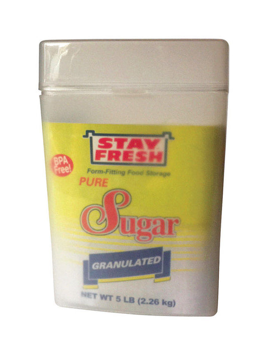 Stay Fresh  240 oz. Sugar Container  1 pk Clear