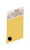 Hy-Ko 1-1/2 in. Black Aluminum Special Character Period Self-Adhesive 1 pc. (Pack of 10)