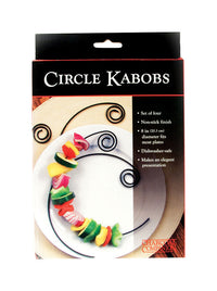 Charcoal Companion  Stainless Steel  Black  Skewers  4 pc.