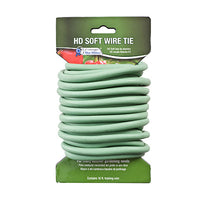Plant Wire Tie, Heavy-Duty, Soft Coated Wire, 16-Ft. (Pack of 6)