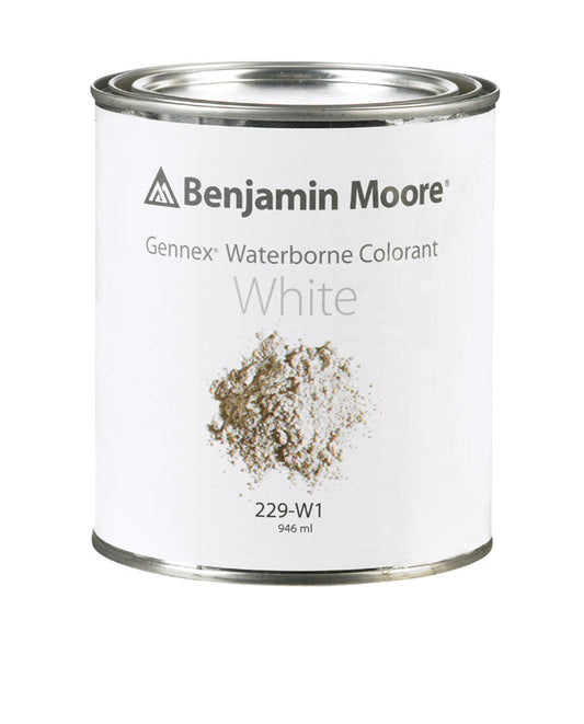 Benjamin Moore  Gennex  White  Colorant Systems  1 qt.