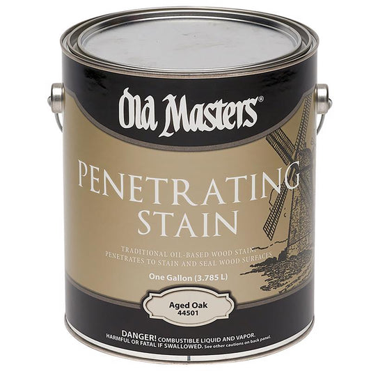 Old Masters Semi-Transparent Aged Oak Oil-Based Penetrating Stain 1 gal. (Pack of 2)