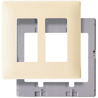 Wallplate 2G Scrwls Ivy