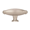 Amerock  Blythe  Oblong  Cabinet Knob  2-5/8 in. Dia. 1-5/16 in. Satin Nickel  1 pk