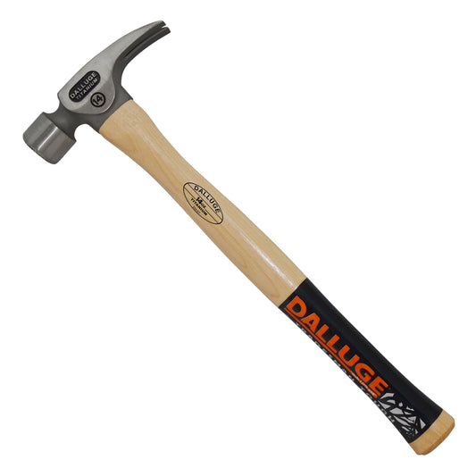 Vaughan Dalluge 14 oz Serrated Face Claw Hammer 15 in. Hickory Handle