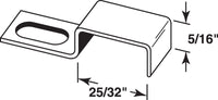 Prime-Line  Mill  Aluminum  Stretcher Clip  For 5/16 inch 4 pk