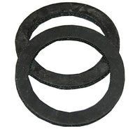 Rubber,1-1/2- Inch Cloth Inserted Tailpiece Washers,Carded (Pack of 6)