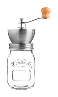Kilner  Clear  Glass/Stainless Steel  17 oz. Coffee Grinder