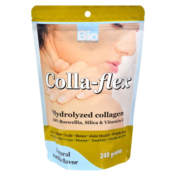 Bio Nutrition - Colla-Flex Colágeno Hidrolizado Vainilla Natural - 240 g