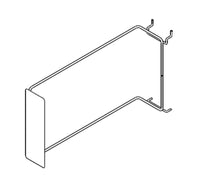 Ebsco 10 in.   H X 10.809 in.   W X 18.288 in.   L Black Light Bulb Dividers Display Metal