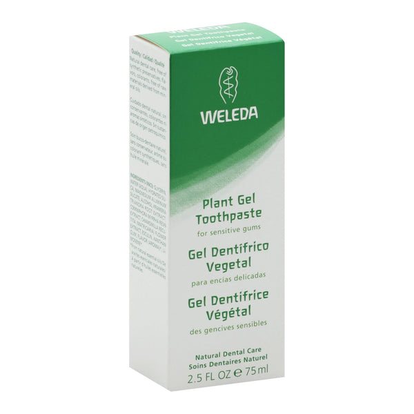Pasta dental en gel vegetal Weleda - 2.5 oz