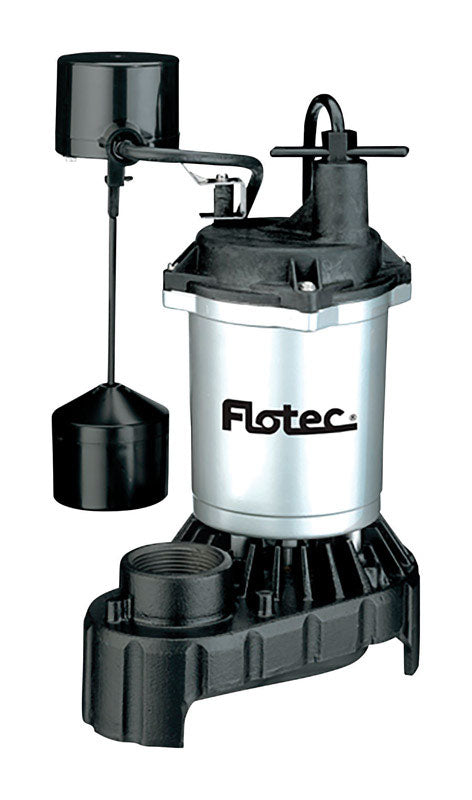 Flotec  1/2 hp 4,200 gph Thermoplastic  Vertical Float Switch  AC  Submersible Sump Pump