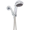 Whedon Champagne Massage Brushed Nickel Plastic 5 settings Handheld Showerhead 2.5 gpm