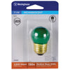 Westinghouse 7.5 watts S11 Incandescent Bulb E26 (Medium) Green 1 pk (Pack of 10)
