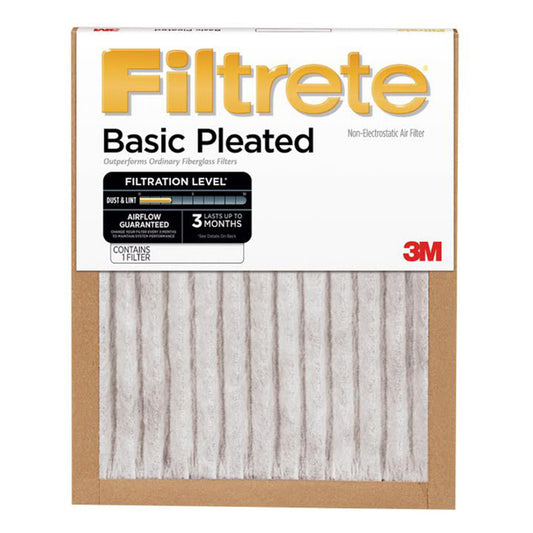 Filtrete 15 in. W X 20 in. H X 1 in. D Fiberglass 5 MERV Pleated Air Filter 1 pk (Pack of 6)