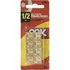 Ook 50660 1/2" Clear Round Bumpers (Pack of 12)