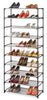 Whitmor 6262-7968 12" X 24.5" X 60" 10 Tier Gray Spacemaker Multi-Functional Shelving Unit