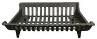 Cast Iron Fireplace Grate, Black, 18-In.
