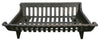 Cast Iron Fireplace Grate, Black, 18-In.