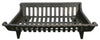 Cast Iron Fireplace Grate, Black, 18-In.