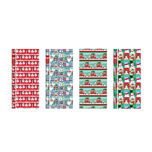 Paper Images Assorted Juvenile Gift Wrap (Pack of 48)