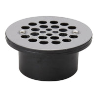 BK Products 4 in. D Chrome ABS General Purpose Floor Drain