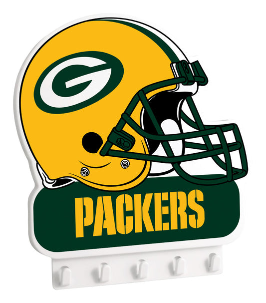 Gameday Greats  Green Bay Packers  Key Rack  Plastic  1 pk