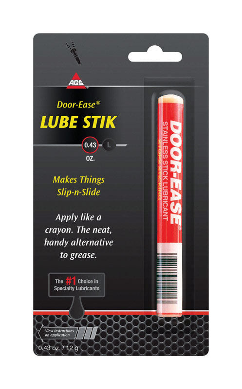 AGS Door-Ease General Purpose Flammable Lubricant Stick 0.43 oz. for All Friction Surfaces