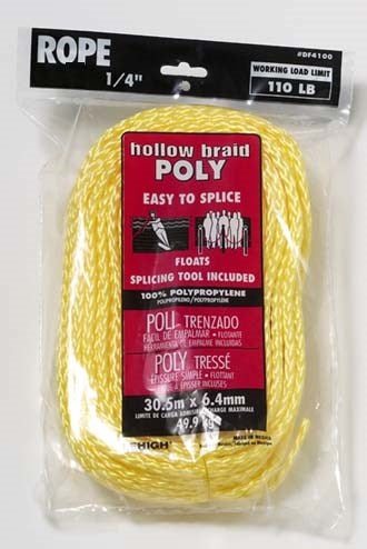 Lehigh Group PT450Y-P Twisted Polypropylene Rope