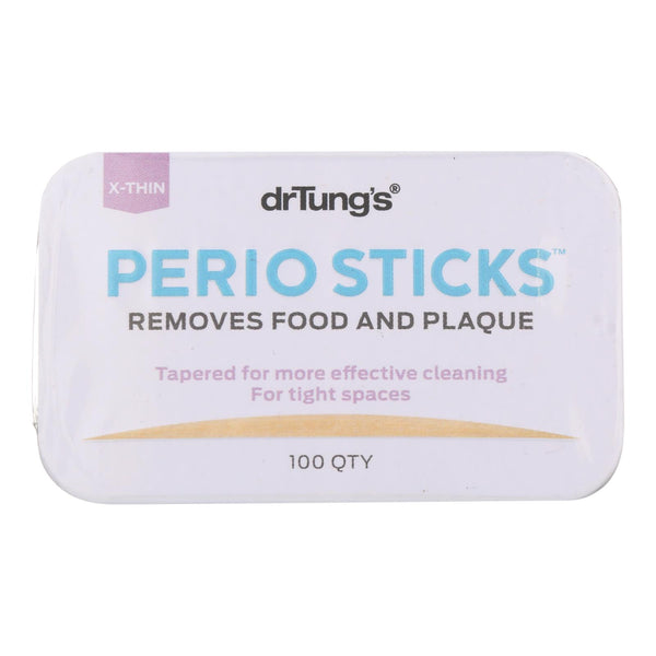 Palillos para la dentición del Dr. Tung, extrafinos, caja de 6, paquete de 100 (paquete de 6)