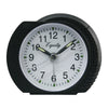 Equity Black Battery Operated La Crosse Technology Analog Alarm Clock 1 in.