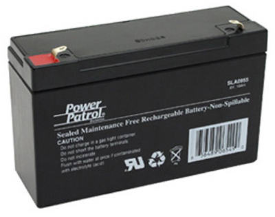 Sealed Lead Acid Battery, 6-Volt, 10-Amp