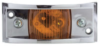 Armored Marker Light, Metal Housing, Amber
