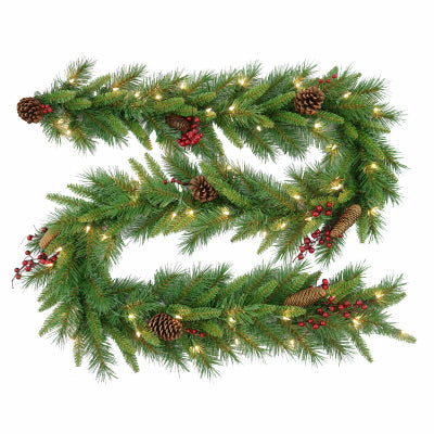 Woodland Berry Artificial Garland, 9-Ft. x 10-In. (Pack of 4)