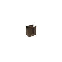 Ultra Hardware 4.87 in. L Oil Rubbed Bronze Black Metal Pocket Door Pull
