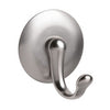 iDesign Affixx 3.5 in. H X 1.75 in. W X 2.5 in. L Brushed Silver Adhesive Hook