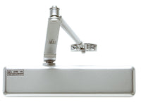 12741 Commercial Door Closer, Aluminum Finish, Adjustable Size 1-4