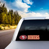 NFL - San Francisco 49ers 2 Piece Decal Sticker Set