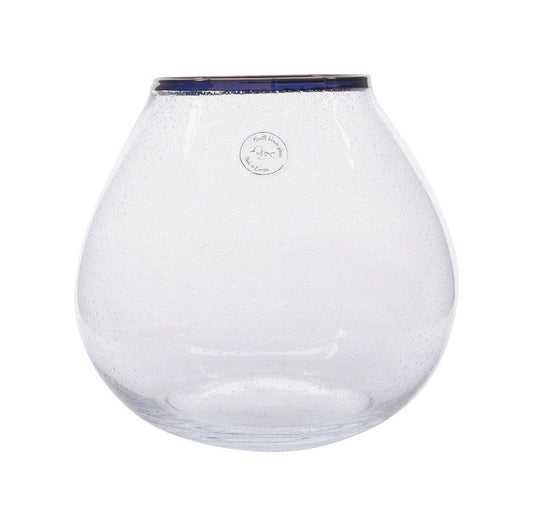 Decoris Clear None Scent Accent Candle Holder 8-1/2 in. H x 9-1/2 in. Dia. (Pack of 2)