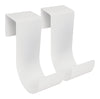 Mide Products 6 in. L Powder Coated White Aluminum Short Slip-On Hook 25 lb. cap. 2 pk