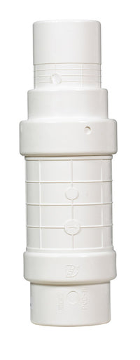 NDS  Quik-Fix  Schedule 40  2-1/2 in. Hub   x 2-1/2 in. Dia. Spigot  PVC  Coupling