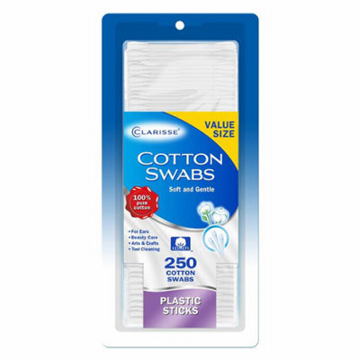 Cotton Swabs, 250-Ct. (Pack of 12)