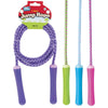 Toysmith Playground Classics Violet Nylon Jump Rope 7 ft. with Pivoting Plastic Handles