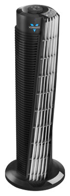 Vornado 3-Speed Setting Push Button Black Whole Room Tower Air Circulator 29 in. 120V