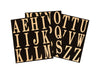 Hy-Ko 2 in. Gold Vinyl Letter Set A-Z Self-Adhesive 1 pk (Pack of 10)