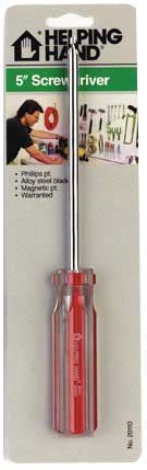 Helping Hand 20110 5 Red #2 Phillips Screwdrivers (Pack of 3)