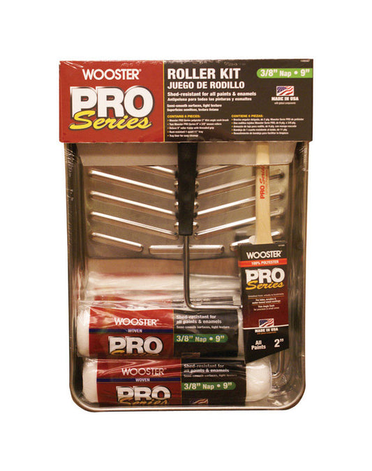 Wooster  Pro Series  9 in. W Cage  Paint Roller Kit  Threaded End