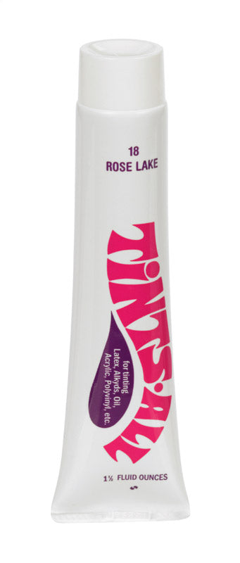 Tints-All Rose Lake Paint Colorant 1.5 oz. (Pack of 6)